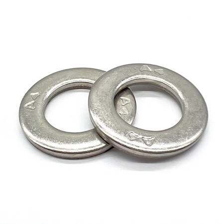Boltsandnuts.Com Flat Washer, For Screw Size M20 , 316 Stainless Steel Plain Finish, 65 PK M20SFWA4-65